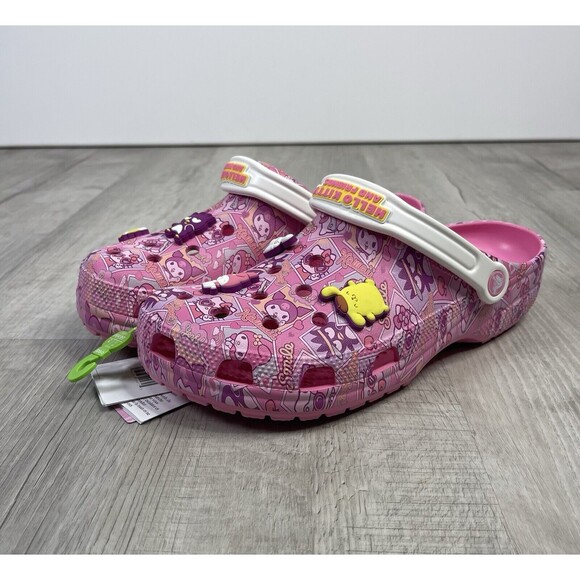 Crocs Hello Kitty and Friends Classic Mens Size 11 Womens Size 12.5 Sanrio NEW G - Picture 1 of 9